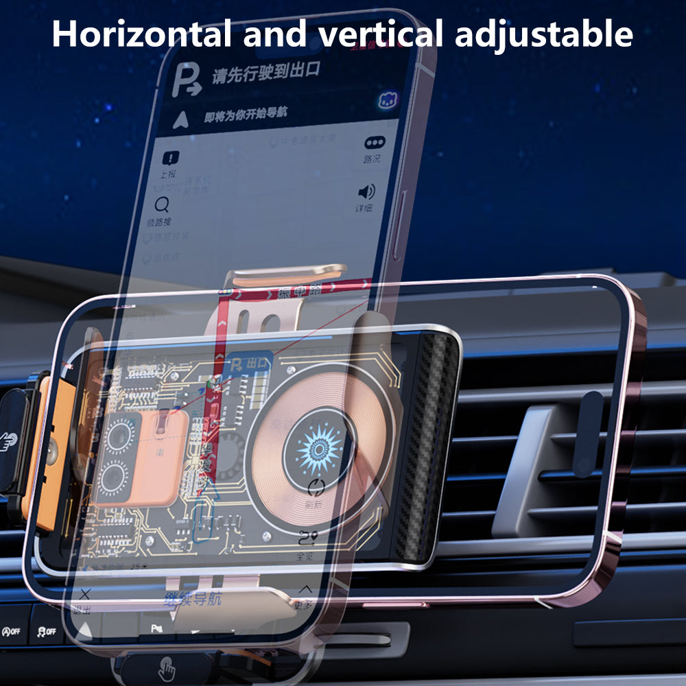 L9 For 4.2-7.2 Inch Mobile Phone Car Air Outlet Mount Magnetic Wireless Charger L9 For 4.2-7.2 Inch Mobile Phone Car Air Outlet Mount Magnetic Wireless Charger